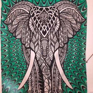 Elephant tapestry